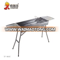 Commercial Rectangular Stand Foldable Height Adjustable Kamado Charcoal BBQ Grill